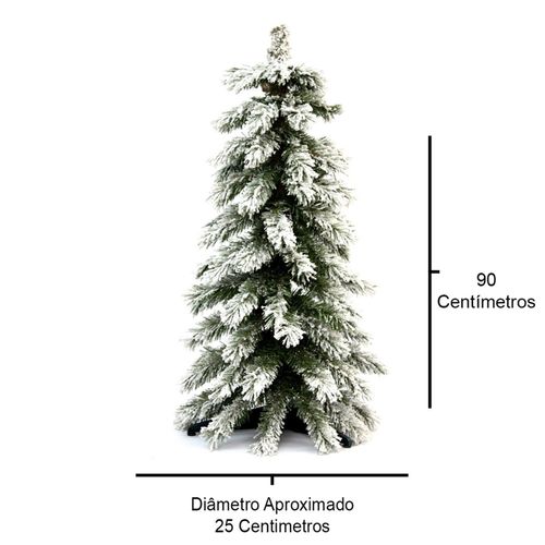 Árvore de Natal Snow Slim 90cm Ref: PSS90-85T - reidoarmarinho