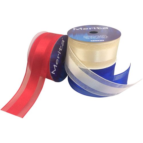 Fita Organza Cetim Merita 914 Metros 38mm Nº 9 Ref Foc 1051 38 Reidoarmarinho 3278