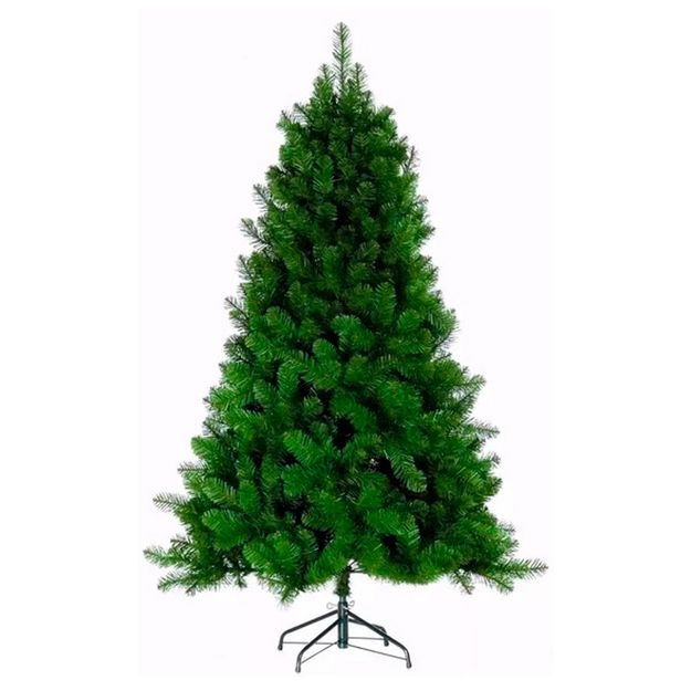 Arvore De Natal 1,80 M 200 Galhos Pinheiro Verde Cheia Luxo