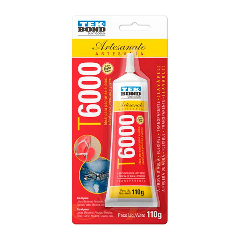 Cola Adesivo de Silicone Acético Transparente 50g - reidoarmarinho